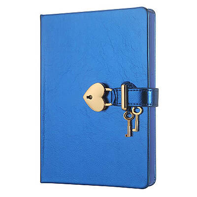 Victorias Journals Hush Hush Mavi Kalp Kilitli Özel 160 Yp 13x18 Cm - Victorias Journals