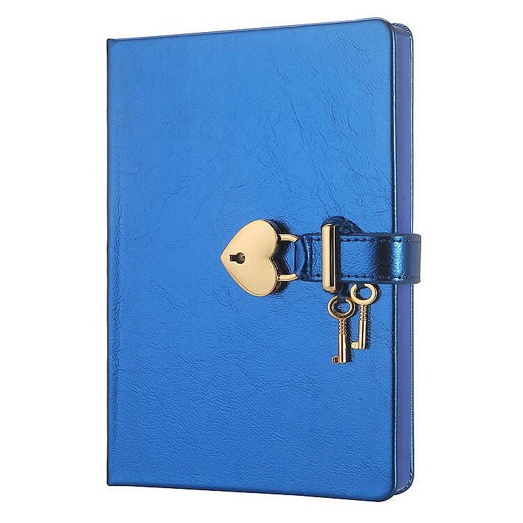 Victorias Journals Hush Hush Mavi Kalp Kilitli Özel 160 Yp 13x18 Cm - 1