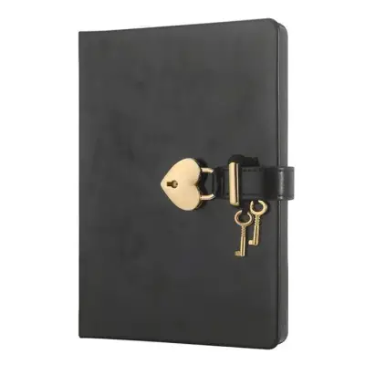 Victoria's Journals Hush Hush Siyah Kalp Kilitli Özel 160 Yp 13x18 - 1