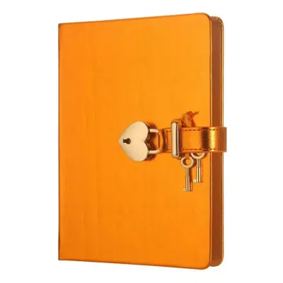Victoria's Journals Hush Hush Turuncu Kalp Kilitli Özel 160 Yp 13x18 - 1
