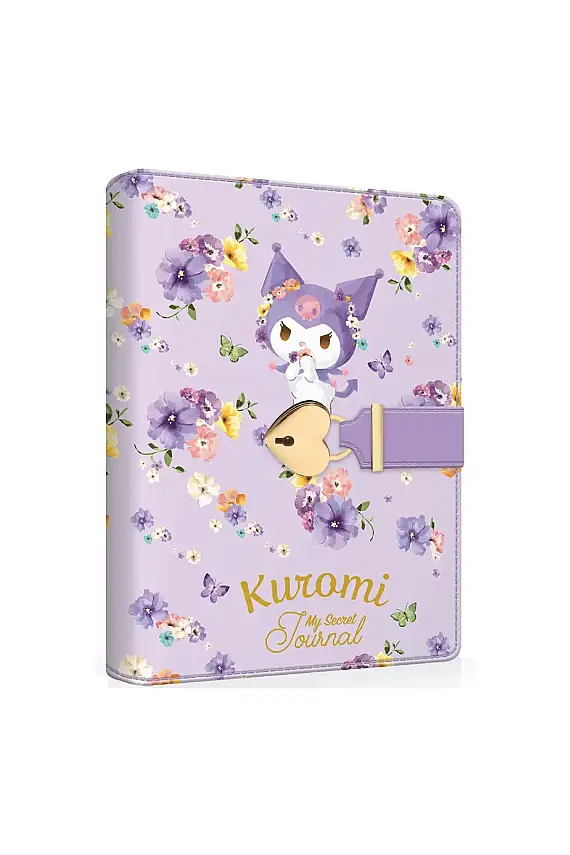 Victorias Journals Kuromi Kalp Kilitli Günlük Renkli Özel 192 Yp A6 - 1