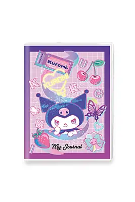 Victorias Journals Kuromi Mini Journal A6 128 Yp Mor - 1