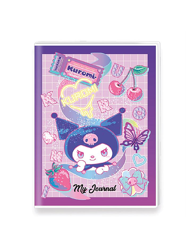 Victorias Journals Kuromi Mini Journal A6 128 Yp Mor - 2