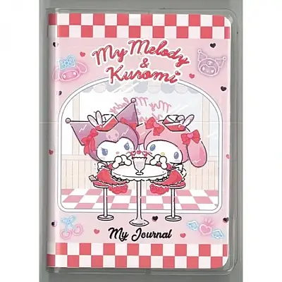 Victorias Journals Kuromi Mini Journal A6 128 Yp Parlak Pembe - Victorias Journals (1)