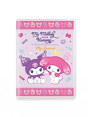 Victorias Journals Kuromi Mini Journal A6 128 Yp Pembe - Victorias Journals (1)