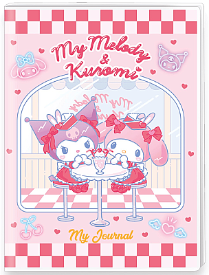 Victorias Journals Kuromi Mini Journal A7 128 Yp - Victorias Journals