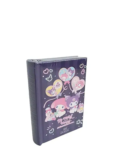 Victorias Journals Kuromi My Melody 365 Gün Günlük Çizgili 368 Yp A7 - 3