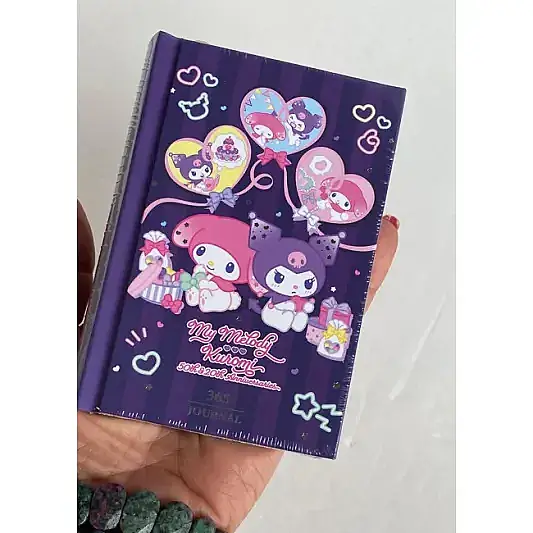 Victorias Journals Kuromi My Melody 365 Gün Günlük Çizgili 368 Yp A7 - 4