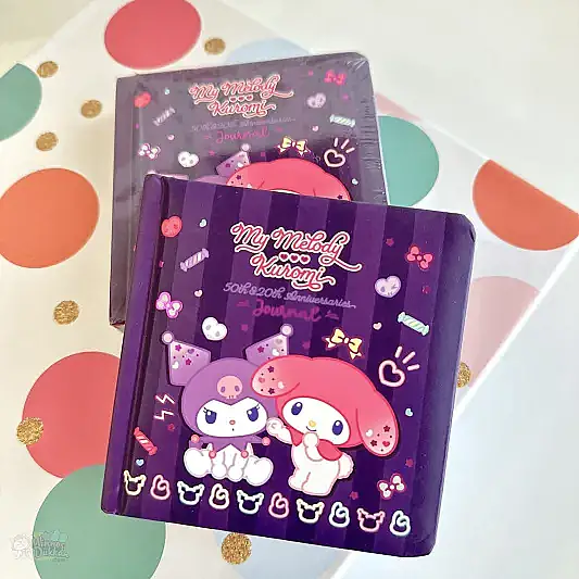 Victorias Journals Kuromi My Melody Not Defteri Çizgili 192 Yp 9x9 Cm - 3