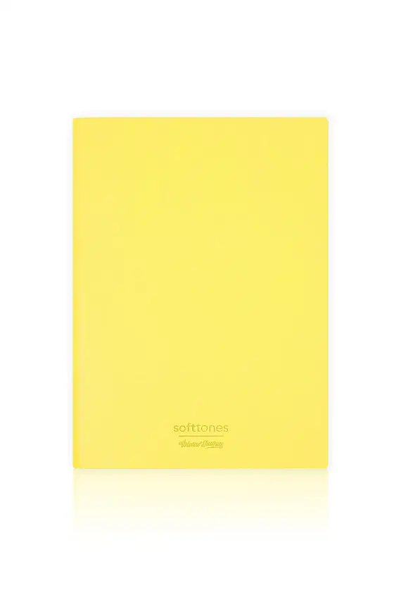 Victorias Journals Softtones Sarı Çizgili 128 Yp A5 - 1