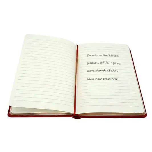 Victorias Journals Vintage Old Book Defter Çizgili 14x20 cm 160 Yp Kırmızı - 4
