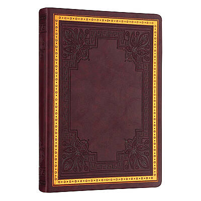 Victorias Journals Vintage Old Book Koyu Kahverengi Çizgili 160 Yp 14 x 20 - Victorias Journals (1)
