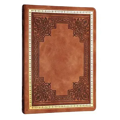 Victorias Journals Vintage Old Book Koyu Kahverengi Çizgili 160 Yp 14 x 20 - 3