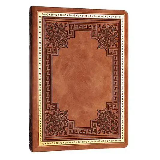 Victorias Journals Vintage Old Book Koyu Kahverengi Çizgili 160 Yp 14 x 20 - 3