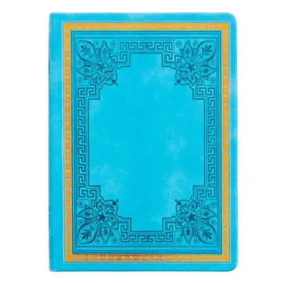 Victoria's Journals Vintage Old Book Turkuaz Çizgili 160 Yp 14x20 - 2