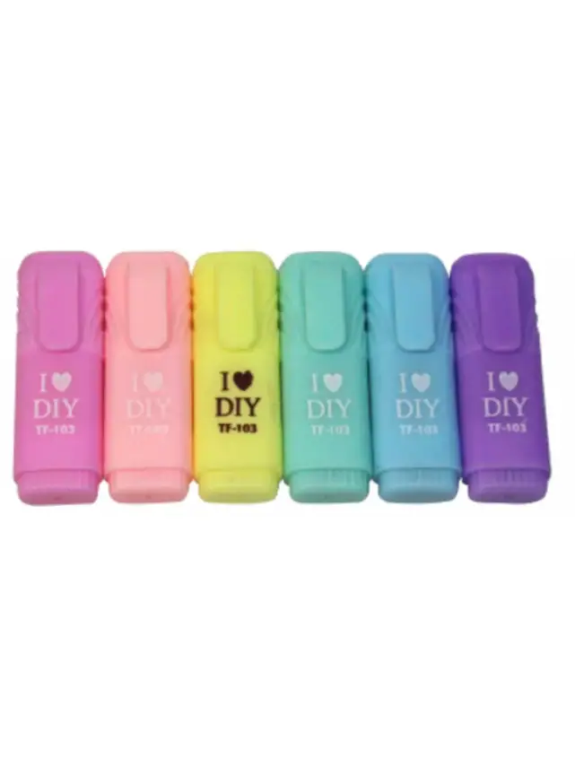 Vtk Fosforlu Kalem Mini 6Lı Set - 1