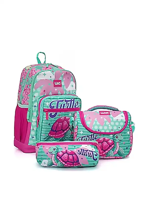 Wia Turtlekız Çocuk Çanta Seti Pembe S - 1