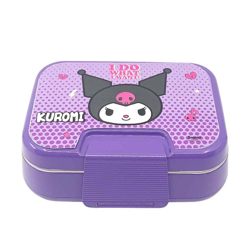 Wiggle Kuromi Beslenme Kutusu Çelik Lila 1030 ml - 2