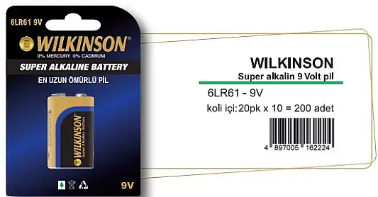 Wilkinson Düğme Pil AG7 LR927 - 1