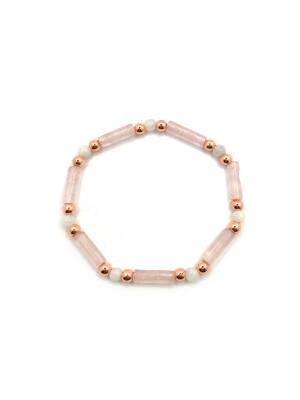 Yay Burcu Zaza Tesbih Doğal Taş Ametist, Kalsit, Labradorit, Lapis Lazuli, Sedef - Osmanlı Doğaltaş