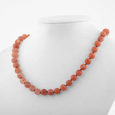 Yemen Akiği 6 mm Düğümlü Doğal Taş Kolye - Osmanlı Doğaltaş