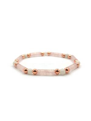 Yengeç Burcu Zaza Tesbih Doğal Taş Ametist, Anyolit, Aragonit, Kan Taşı, Sedef - Osmanlı Doğaltaş