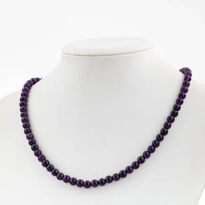 Yeşil Aventurin 6 mm Dizi Doğal Taş Kolye - Osmanlı Doğaltaş