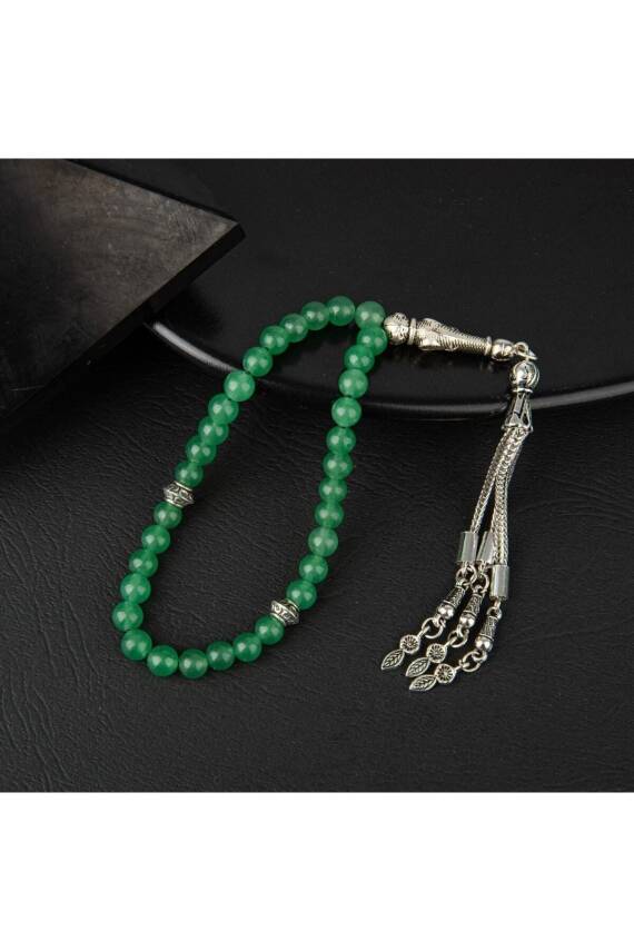 Yeşil Aventurin Doğal Taş Tesbih 33lük - 6mm - 3