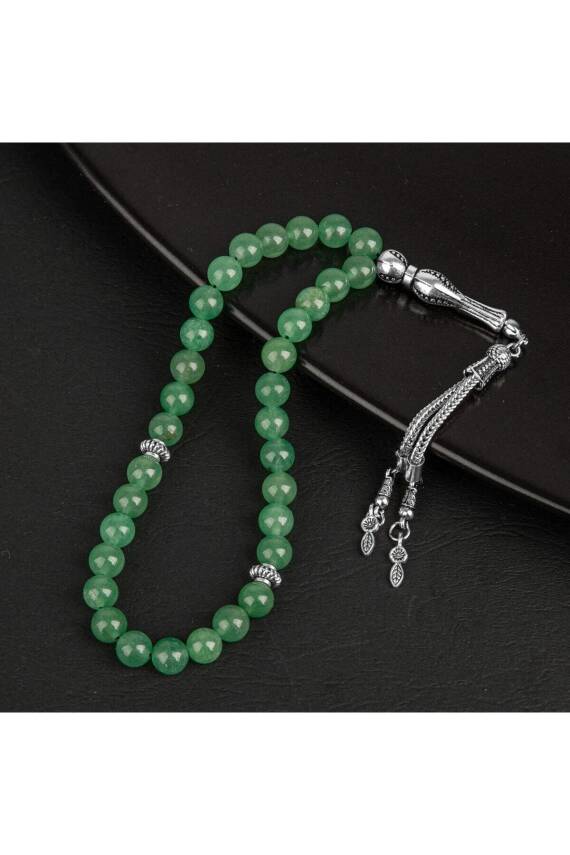 Yeşil Aventurin Doğal Taş Tesbih 33lük - 8mm - 3