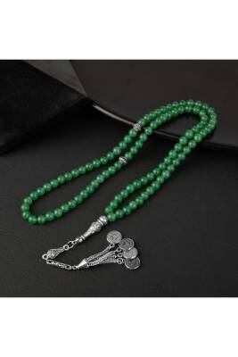 Yeşil Aventurin Doğal Taş Tesbih 99luk - 6mm - Osmanlı Doğaltaş