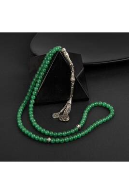 Yeşil Aventurin Doğal Taş Tesbih 99luk - 6mm - 3