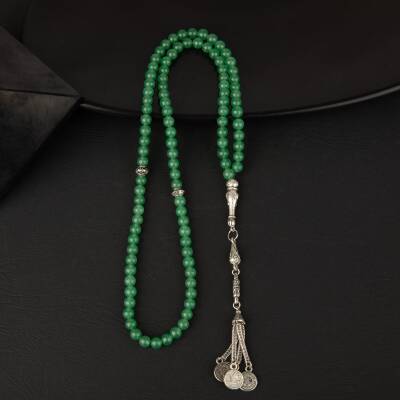 Yeşil Aventurin Doğal Taş Tesbih 99luk - 6mm - 2