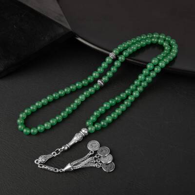 Yeşil Aventurin Doğal Taş Tesbih 99luk - 6mm - 3