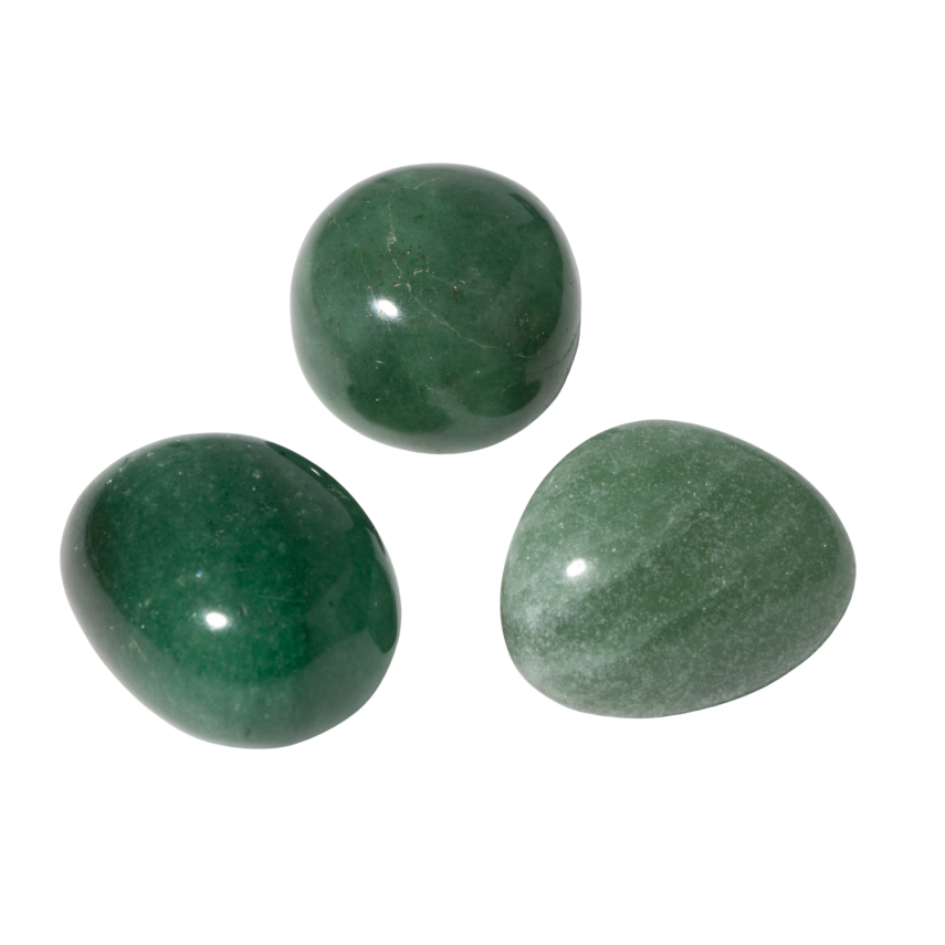 Yeşil Aventurin Doğal Taş Tımbıl El Taşı - 2