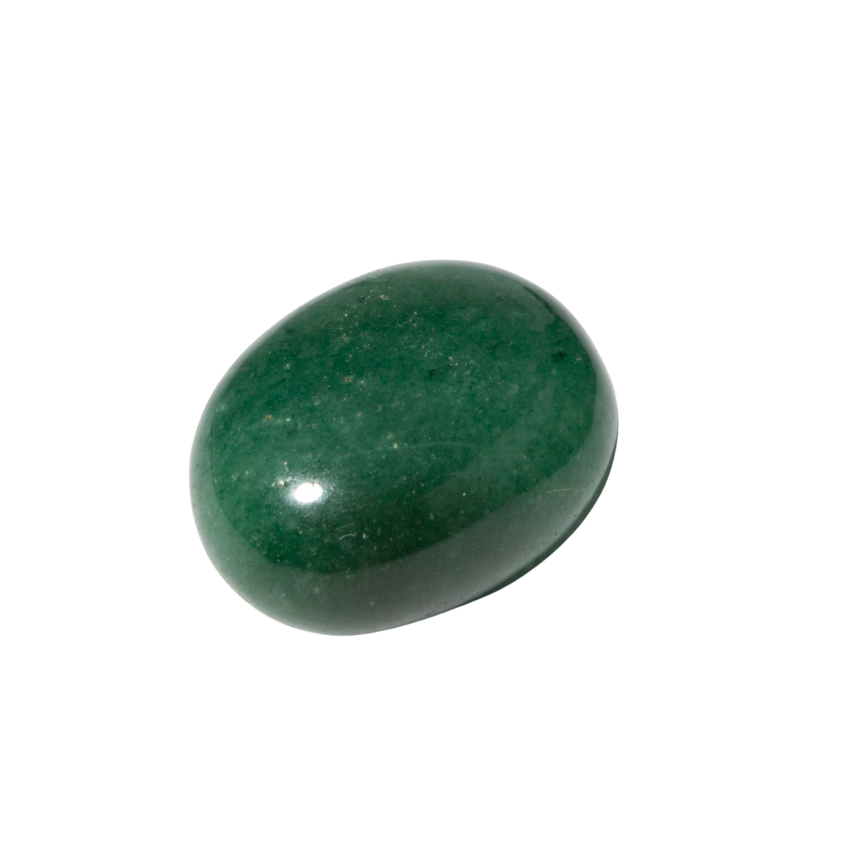 Yeşil Aventurin Doğal Taş Tımbıl El Taşı - 3