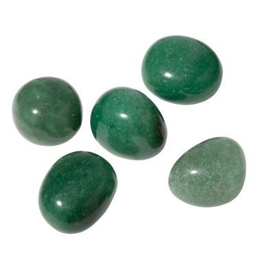 Yeşil Aventurin Doğal Taş Tımbıl El Taşı - 4