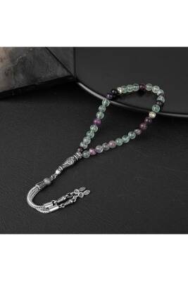 Yeşil Florit Doğal Taş Tesbih 33lük - 6mm - 3