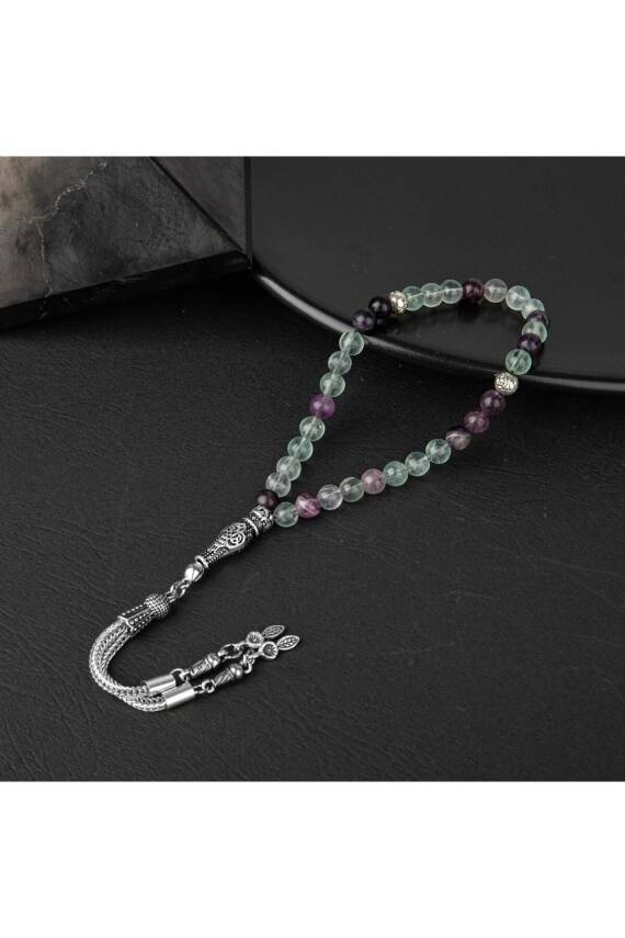 Yeşil Florit Doğal Taş Tesbih 33lük - 6mm - 3