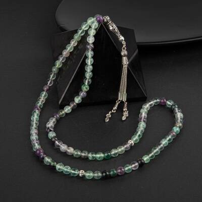 Yeşil Florit Doğal Taş Tesbih 99luk - 6mm - 3