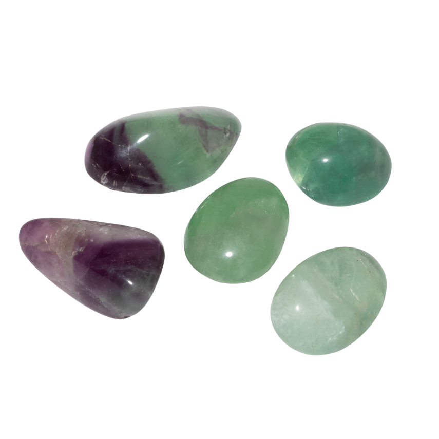 Yeşil Florit Doğal Taş Tımbıl El Taşı - 1