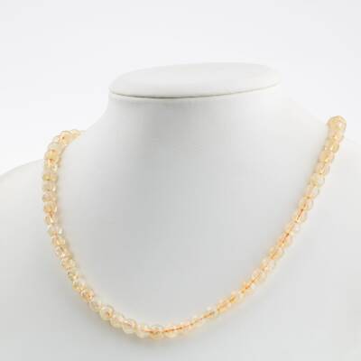 Yeşim 6 mm Dizi Doğal Taş Kolye - 3