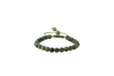 Yeşim 6mm Merdiven Kapama Doğal Taş Bileklik - 2