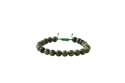 Yeşim 8mm Merdiven Kapama Doğal Taş Bileklik - 2