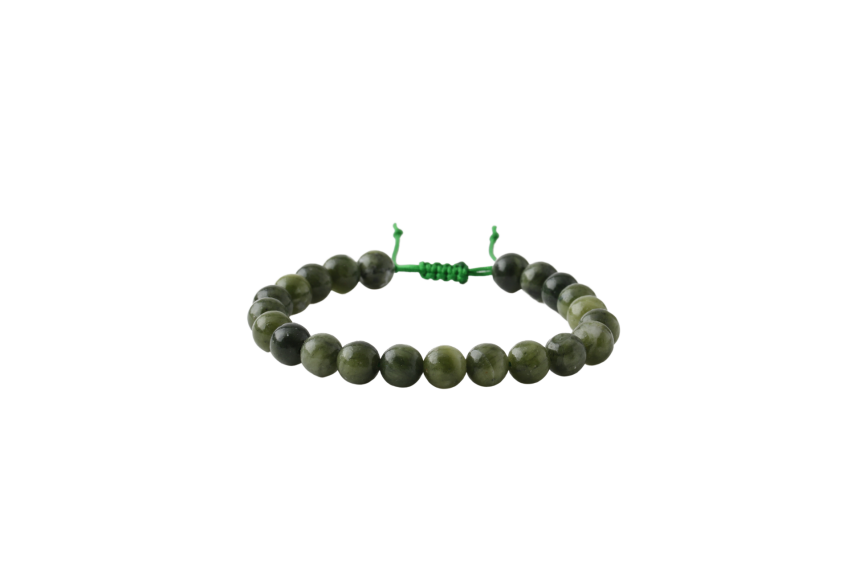 Yeşim 8mm Merdiven Kapama Doğal Taş Bileklik - 2