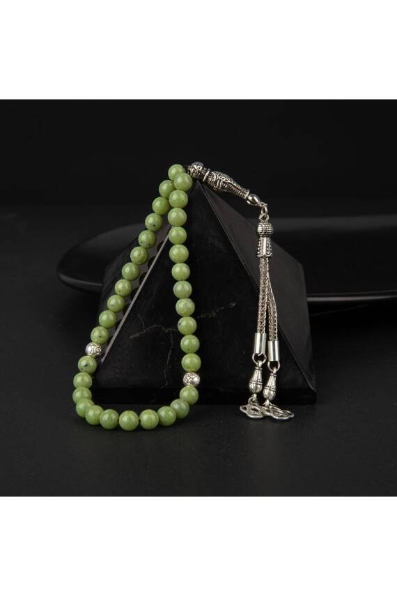 Yeşim Doğal Taş Tesbih 33lük - 6mm - 1