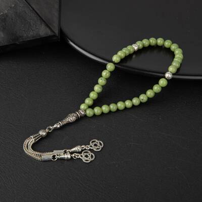 Yeşim Doğal Taş Tesbih 33lük - 6mm - Osmanlı Doğaltaş