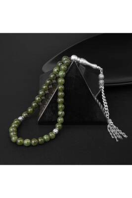 Yeşim Doğal Taş Tesbih 33lük - 8mm - 3