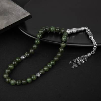 Yeşim Doğal Taş Tesbih 33lük - 8mm - 3