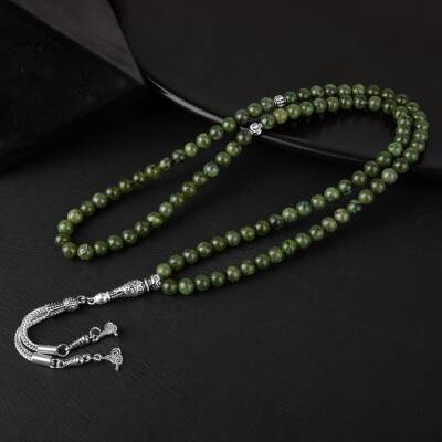 Yeşim Doğal Taş Tesbih 99luk - 6mm - Osmanlı Doğaltaş
