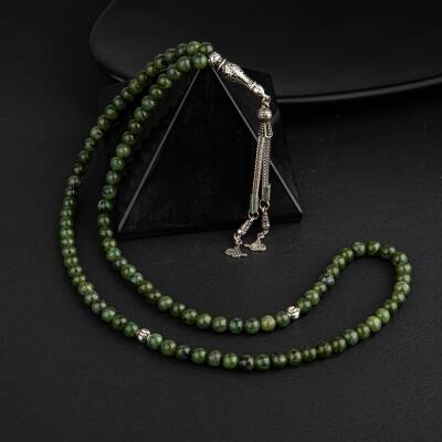 Yeşim Doğal Taş Tesbih 99luk - 6mm - 3